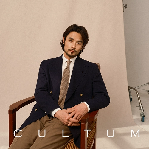 [Дышащий сирсакер длиной полмили] Двубортный пиджак с воротником с лацканами для мужчин, повседневный пиджак