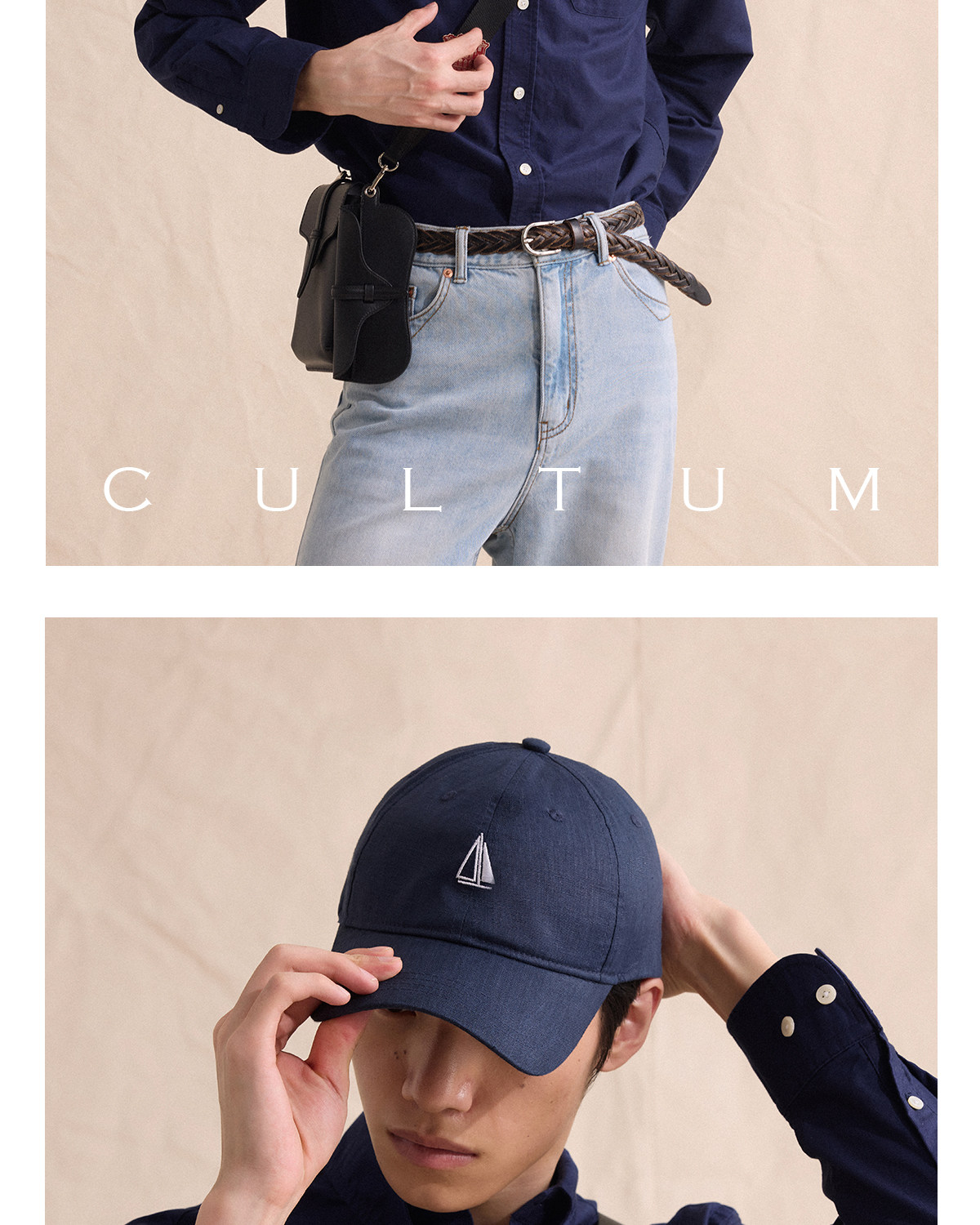 CULTUM Sailboat Embroidered Baseball Cap