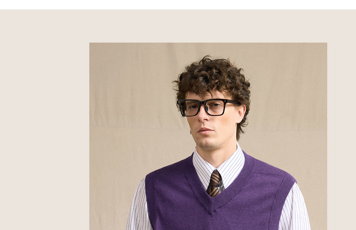 CULTUM V-Neck Knit Sweater Vest
