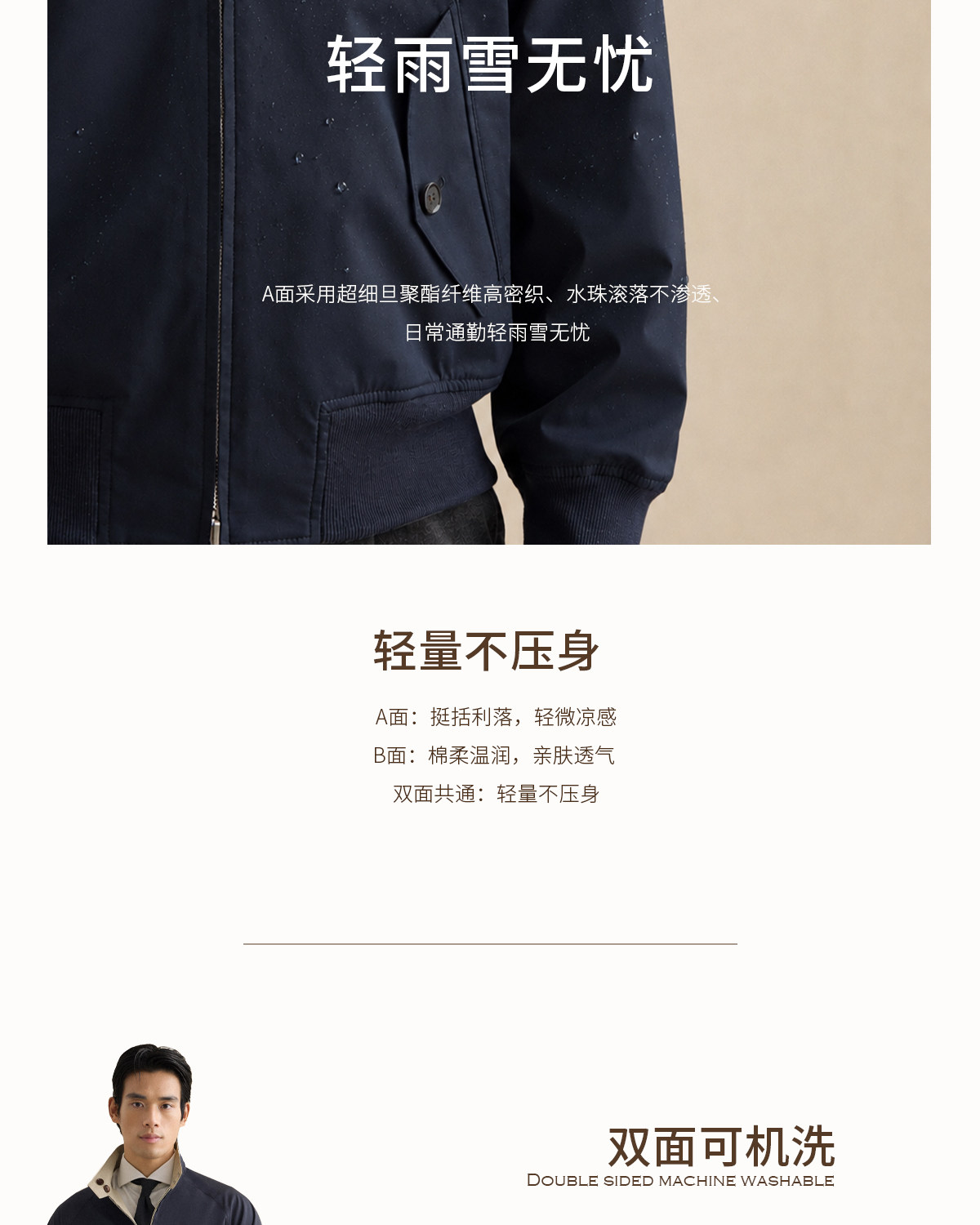 CULTUM Reversible Harrington Jacket