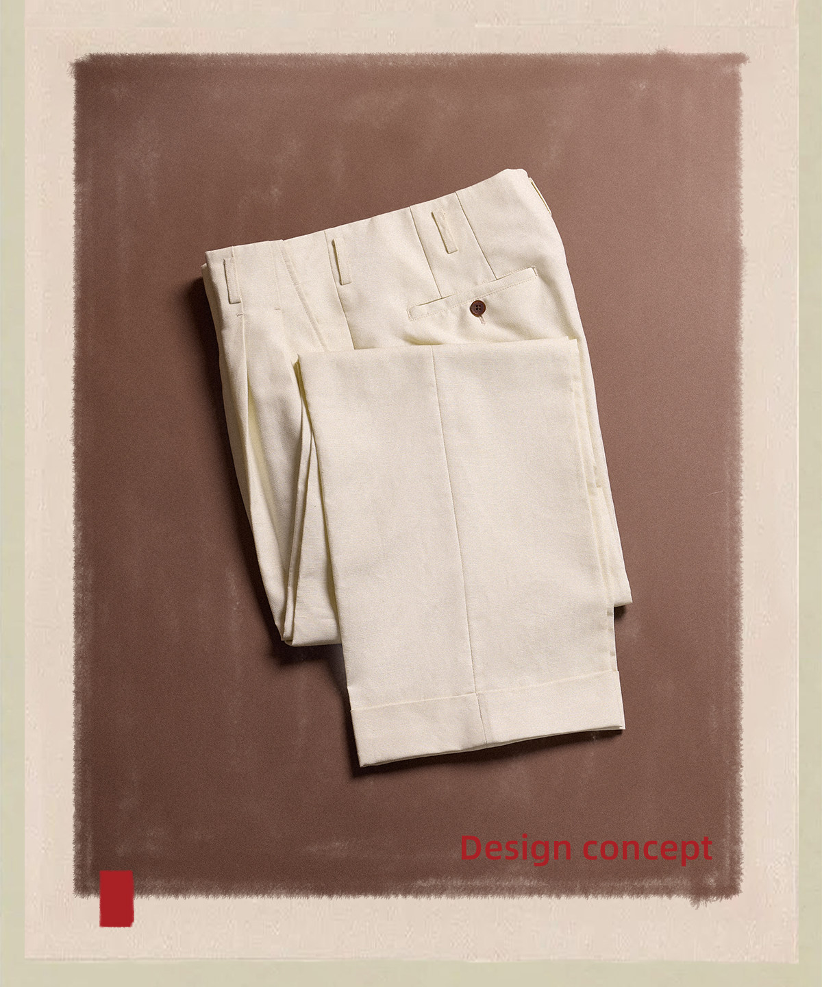 CULTUM Straight-Leg Pleated Trousers