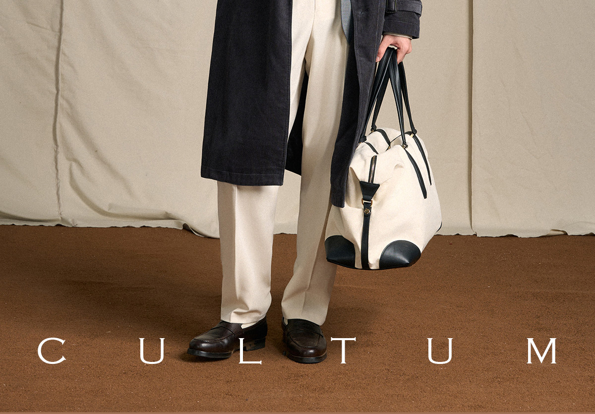 CULTUM Mid-Length Double-Breasted Trench Coat
