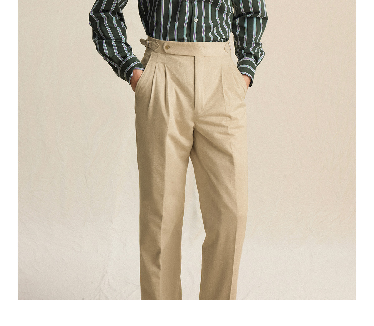 CULTUM Loose Striped Shirt