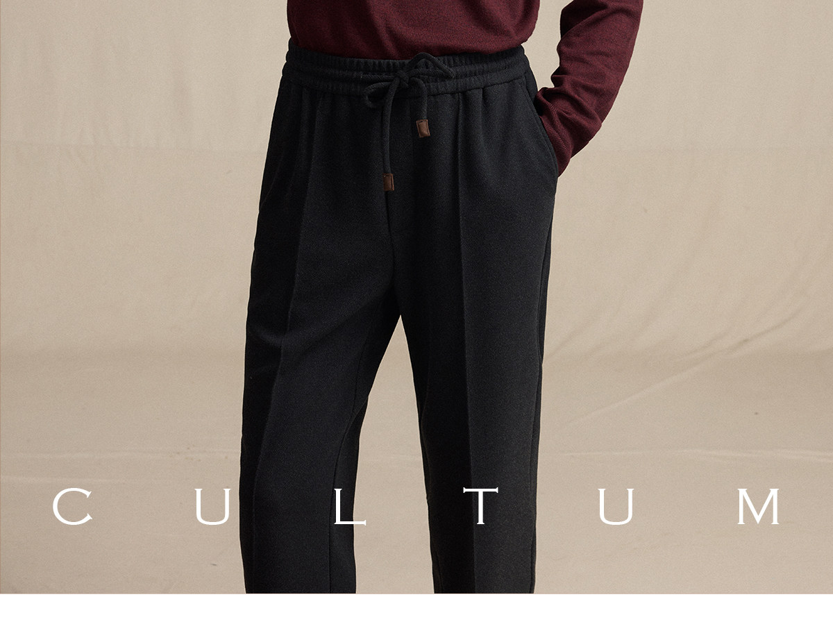 CULTUM High-Neck Wool-Blend Pullover