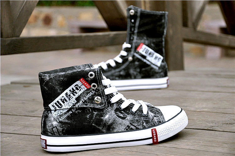 baskets homme - semelle caoutchouc - Ref 958282 Image 17