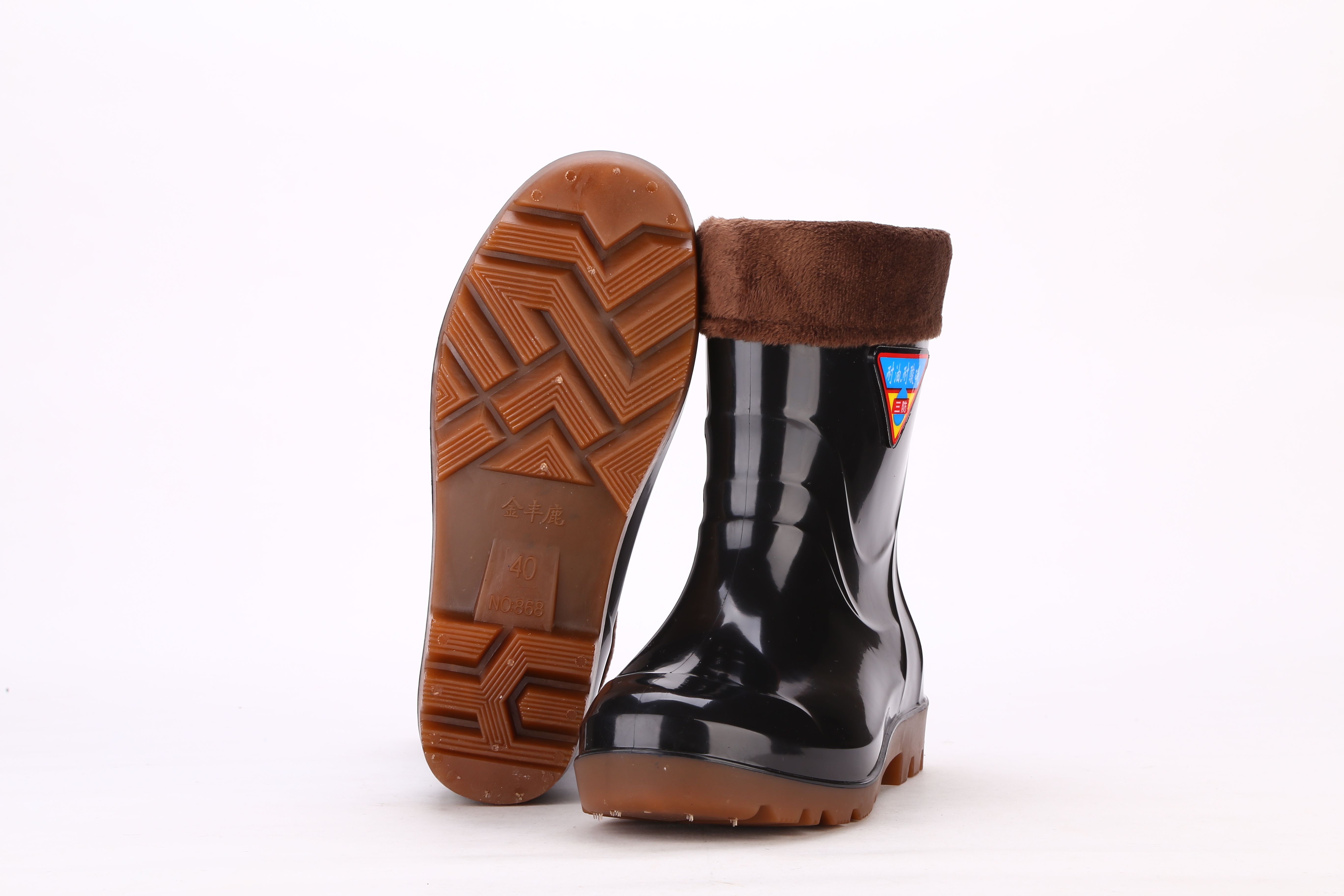 Chaussures - bottes caoutchouc homme pour hiver - semelle tendon - Ref 971236 Image 20