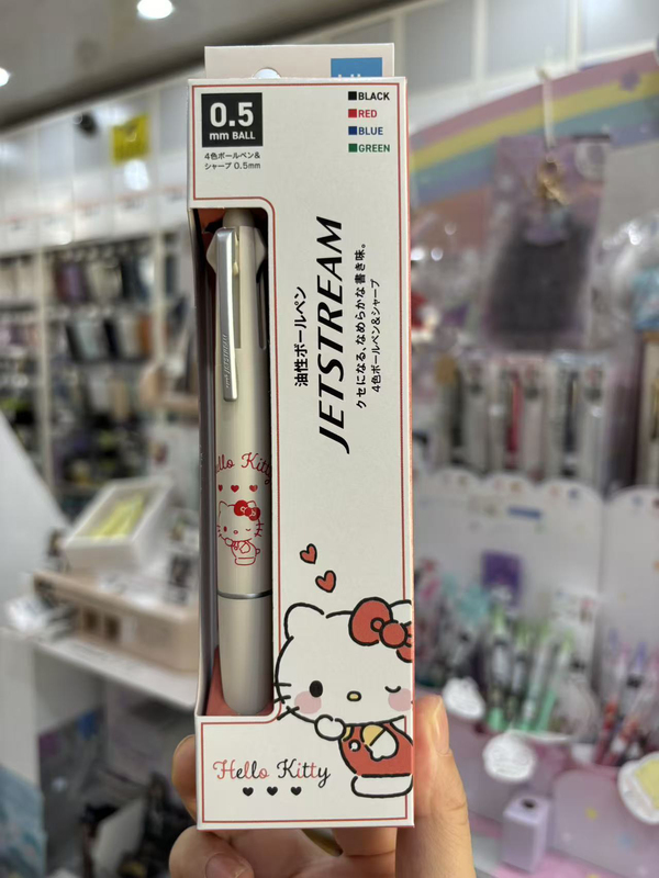 Japan Uni Mitsubishi Sanrio Limited Edition Ocean Recycling Eco-Friendly Multi-Function 4+1 Oil-Based Pen Automatic Pen