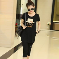 Черная футболка, штаны