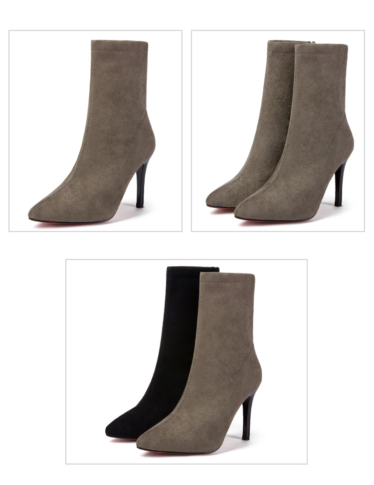 Bottes mi-saison femme      en Caoutchouc - Ref 3249996 Image 28