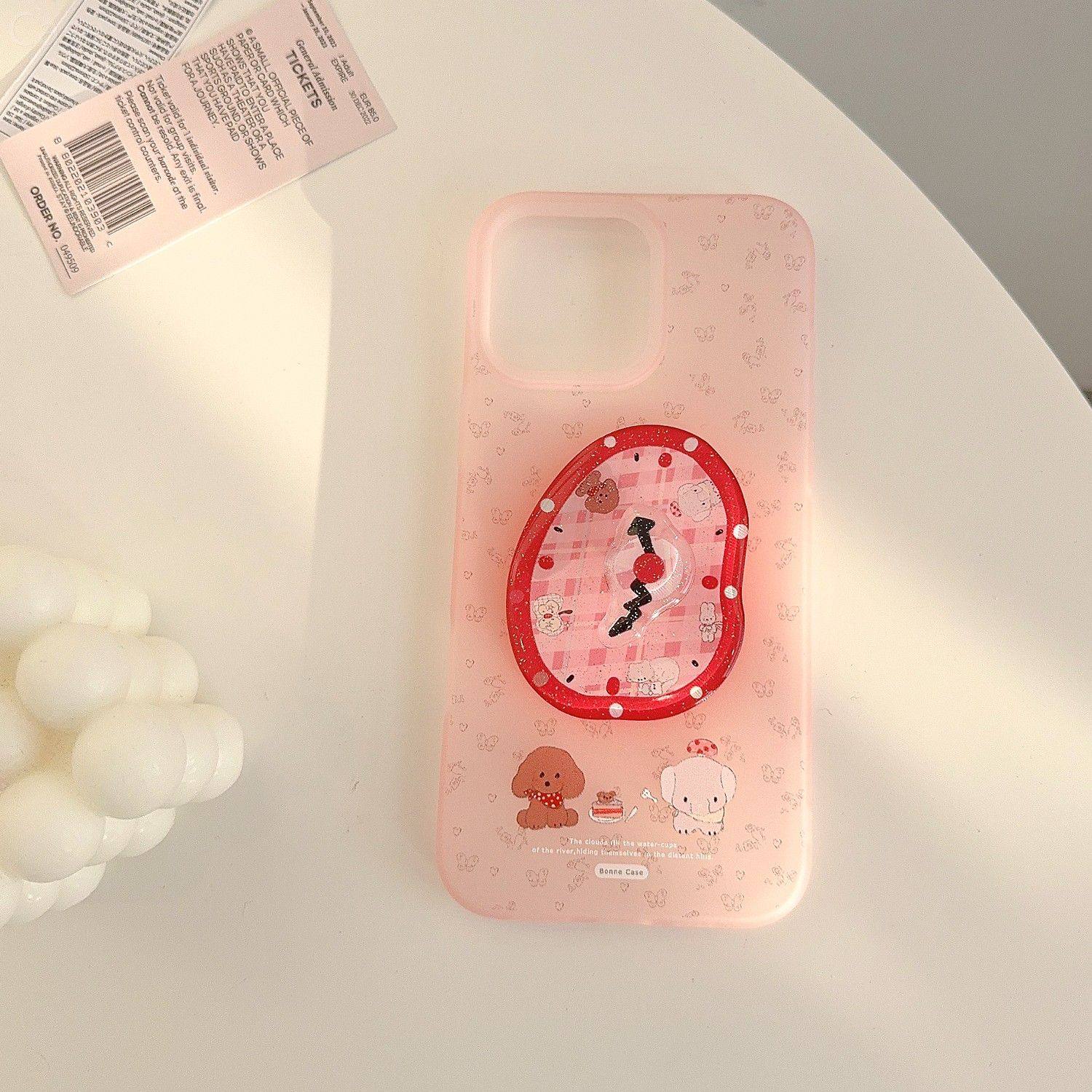 TPU软壳的机械美学：一场关于闪粉时钟与iPhone 17 Pro Max的物理妥协_手机保护套_淘宝数码网