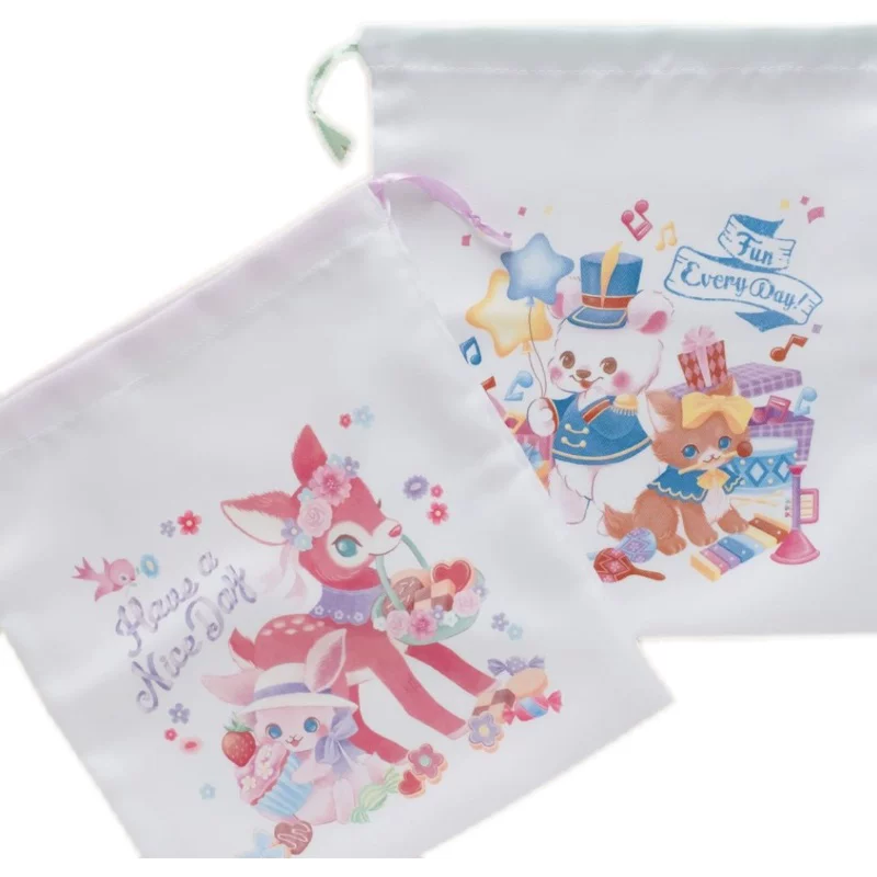Точечная Япония AMIFA Showa Retro Retro Series мультфильм милый окружающая канцелярия бакалея хранение