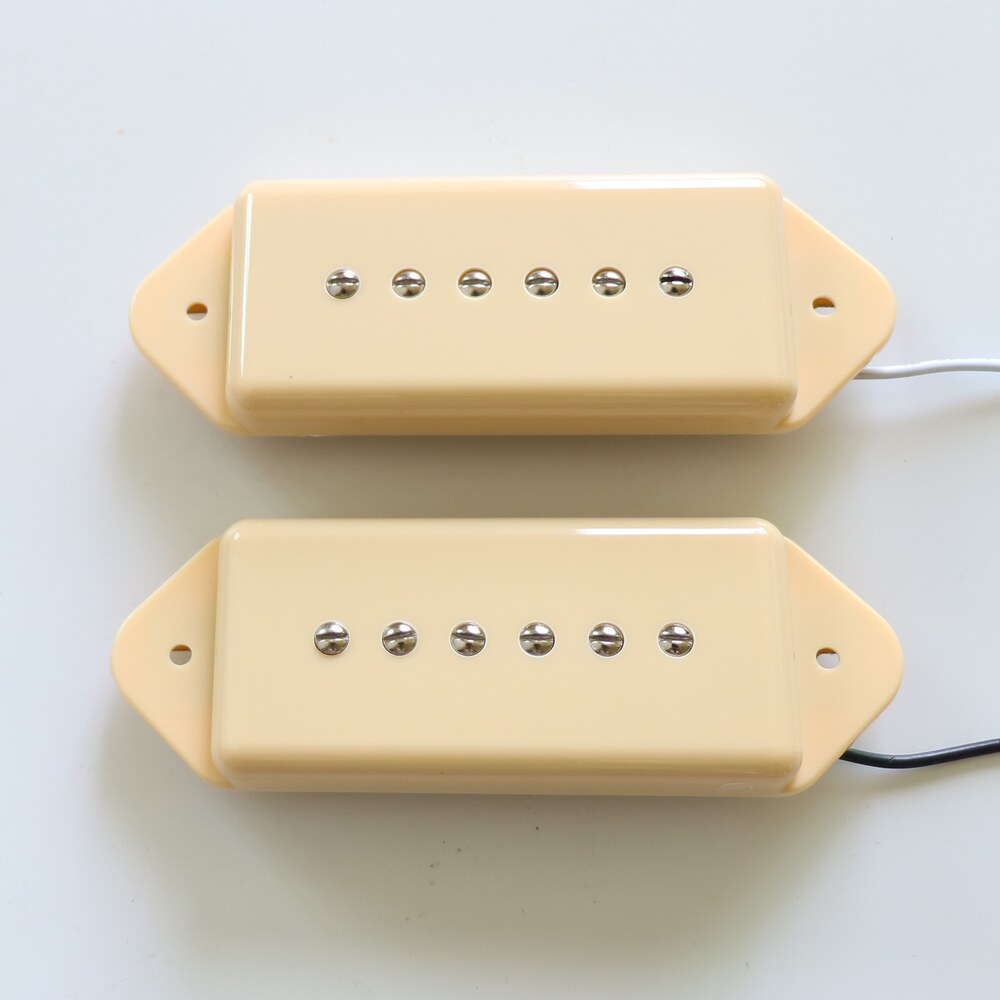 East Lilly Guitar Pickup Dog Ear Piece Traditional Single Coil P90 Aluminum Nickel Cobalt 2 Number of alnico soap DogEar