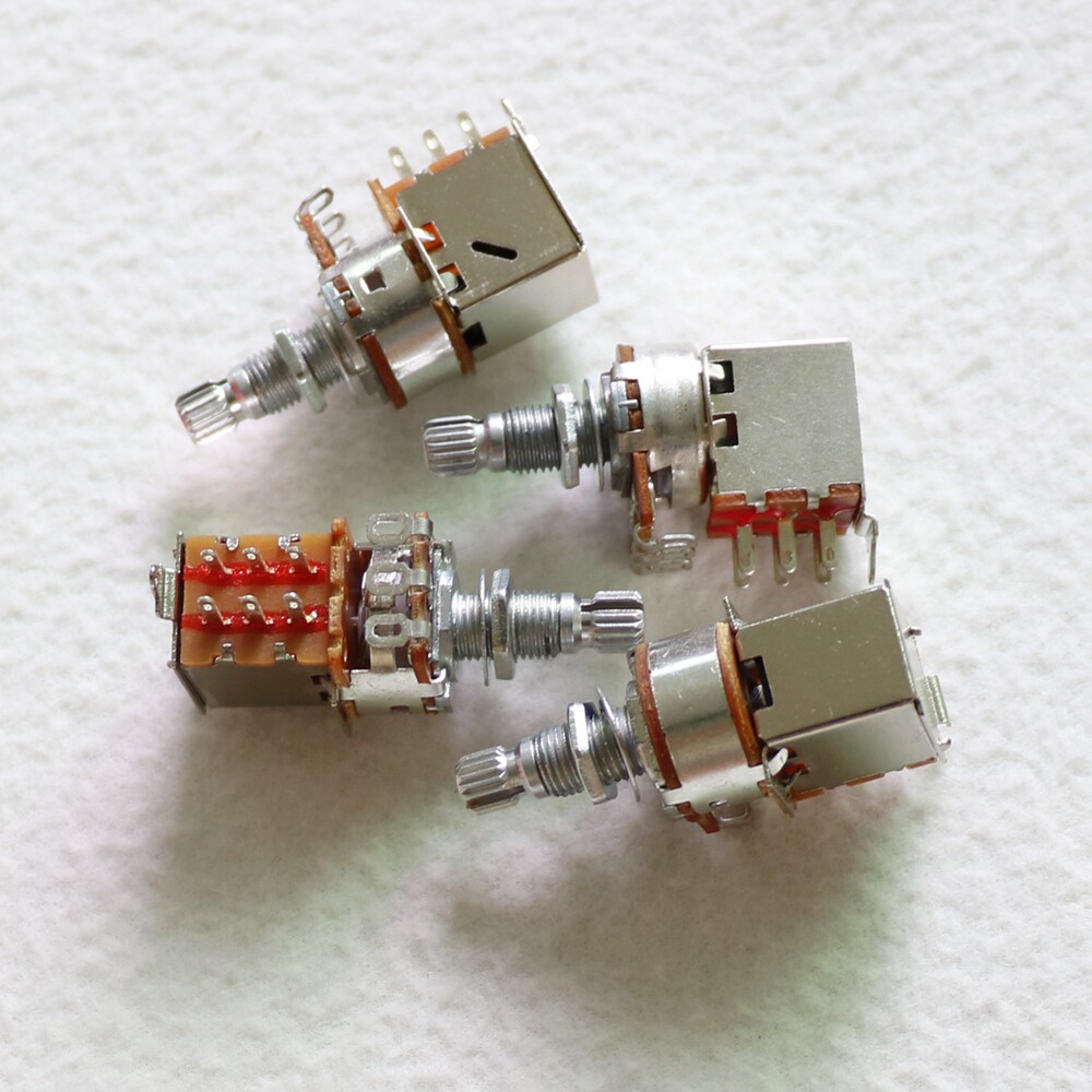 Dongli new electric guitar pull potentiometer B500K pickup switch A500K cut single with nut and gasket