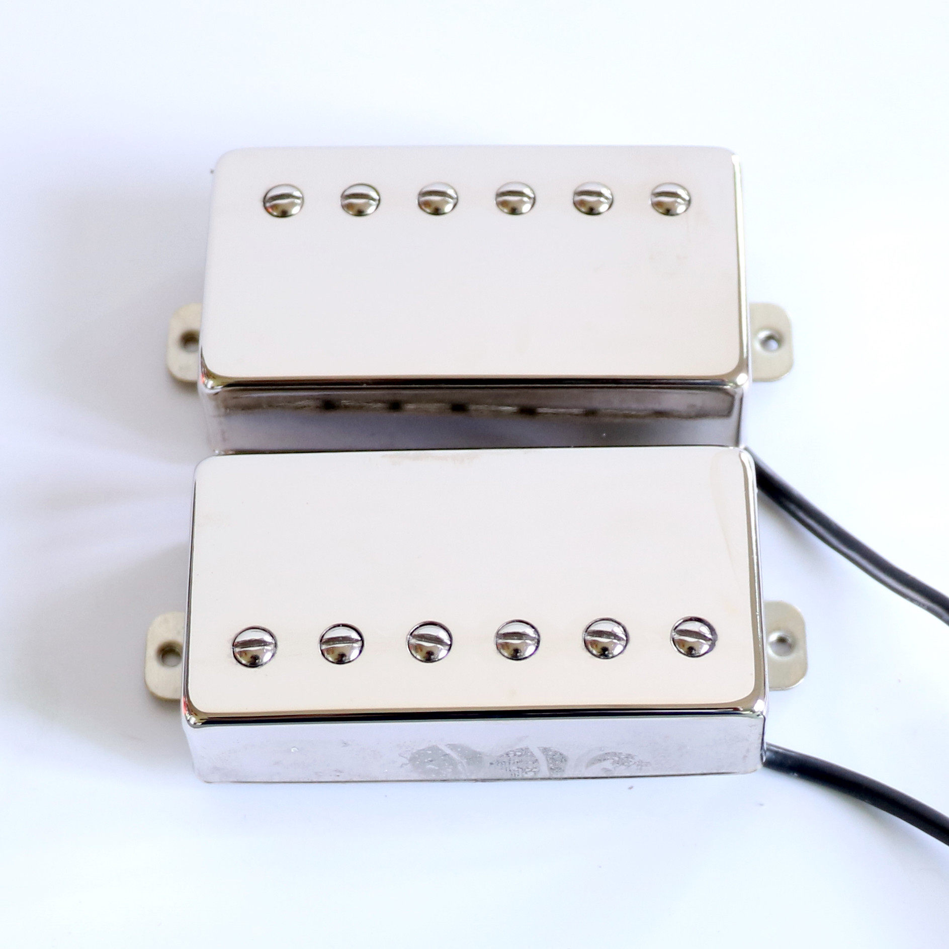 Dongli Guitar Double Coil Pickup LP white copper aluminum nickel cobalt 5 nickel silver retro style