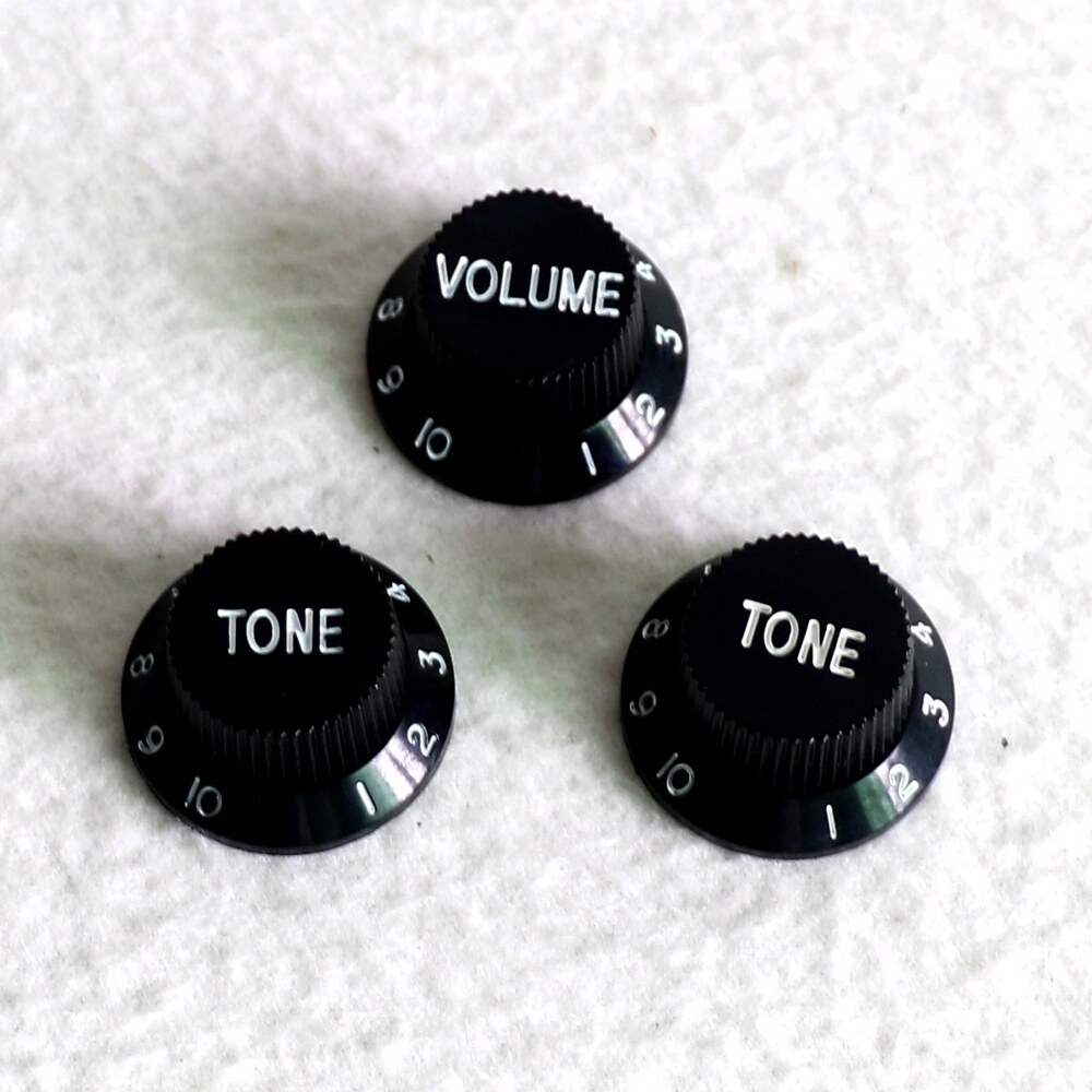 Guitar Volume Knob Black ST Guitar Potentiometer Cap VT Control Knob Dongli Guitar Accessories