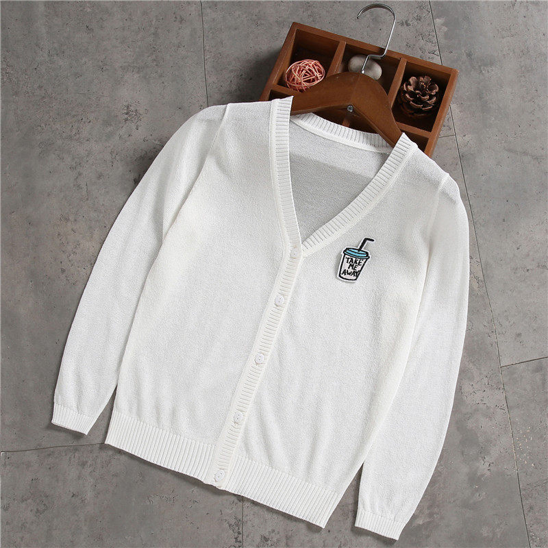 Girls Knitted Cardigan Ice Silk Air Conditioning Shirt Sunscreen Thin Section Big Boy Western Style Baby All-match Summer Jacket