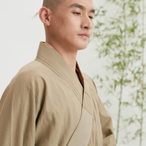 Ciyuan washed summer cloth ramie cotton monks robe monks dress summer breathable monks dress coat YXS01-15 13