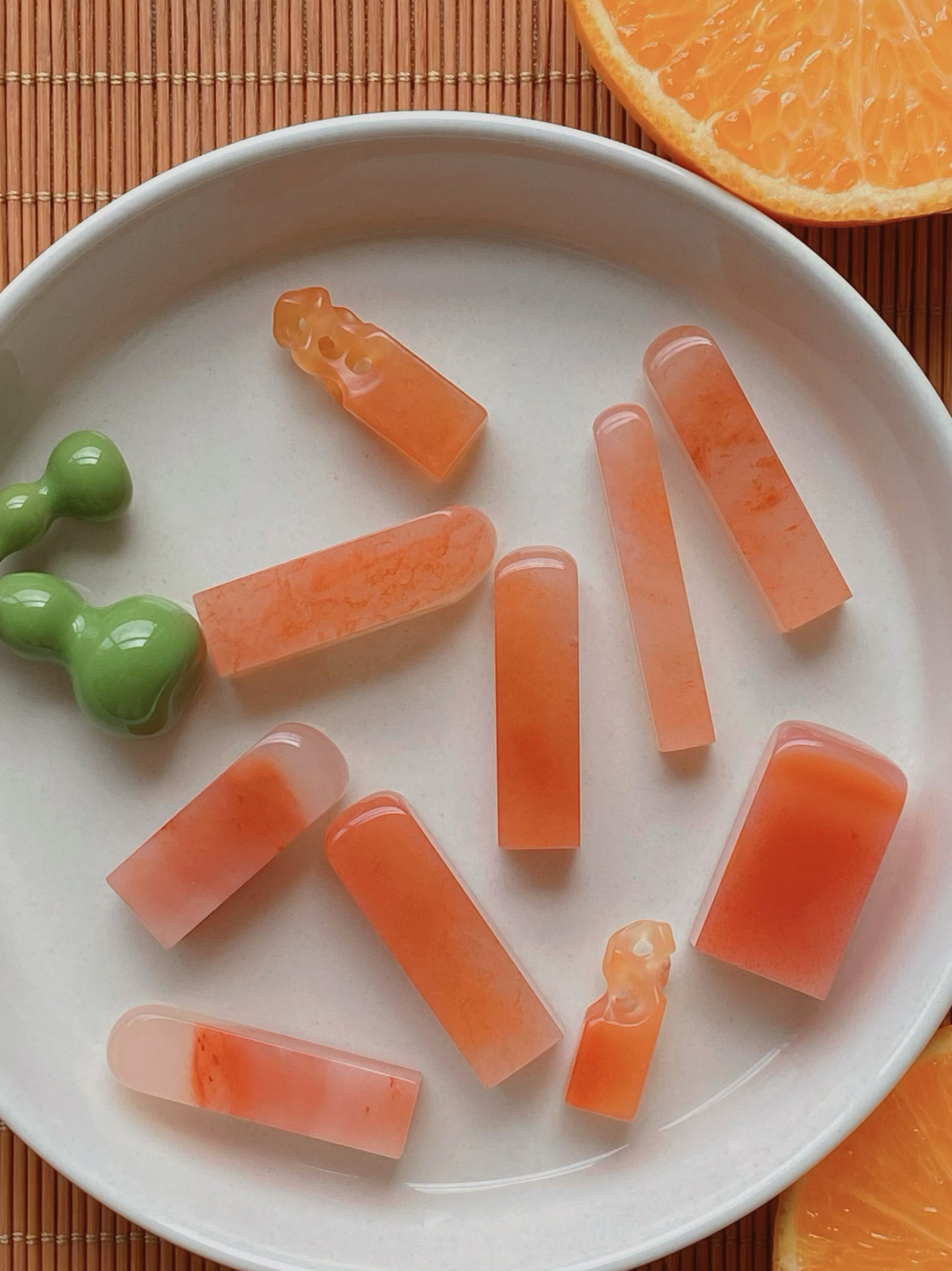 你的小甜心：老挝网红精品小素章，1厘米姓氏印，单字印闲章练习章，篆刻新手必备神器✨