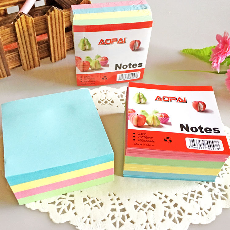 Office study stationery Paperone paper N post-stick convenience post friendly sticker color convenience post 400 sheets