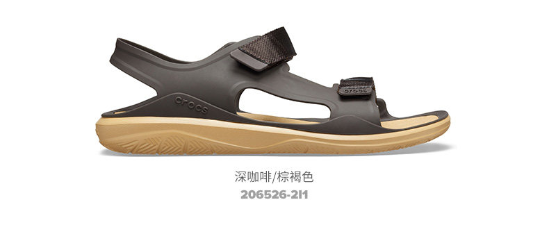 卡骆驰Crocs 男子沙滩涉水凉鞋 织物少不怕湿 图8