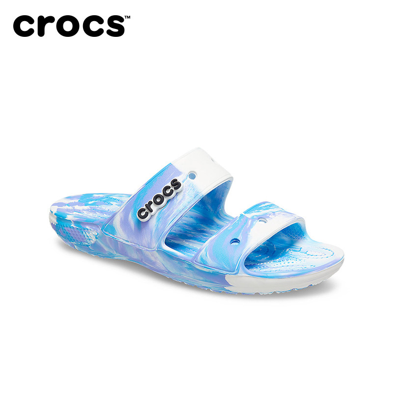 Crocs 卡骆驰 2022年春季 中性款大理石纹凉鞋*2双 聚划算多重优惠折后￥170.4包邮 4色可选 88VIP会员还可95折