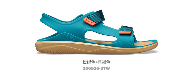 卡骆驰Crocs 男子沙滩涉水凉鞋 织物少不怕湿 图10
