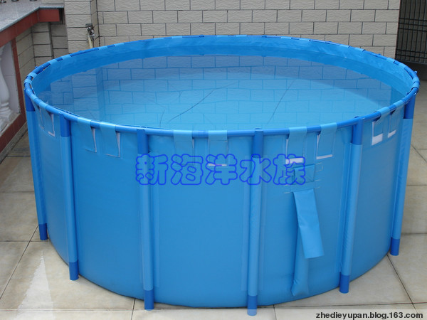 Entrepreneurial folding fish pond fish tank (diameter 3 0*height 0 6 meters) Koi temporary maintenance exhibition hotel seafood