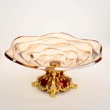 Креативная современная американская хрустальная стеклянная пластинка домашняя гостиная кофейная стола