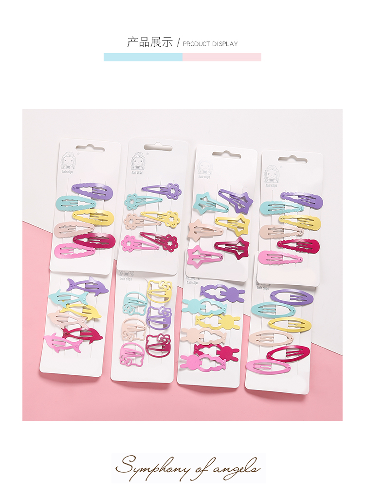 Phụ kiện tóc cho trẻ em dành cho người lớn màu đơn giản kẹp tóc mạng đỏ từ clip clip insbb kẹp tóc cô gái bé kẹp tóc kẹp tóc sau
