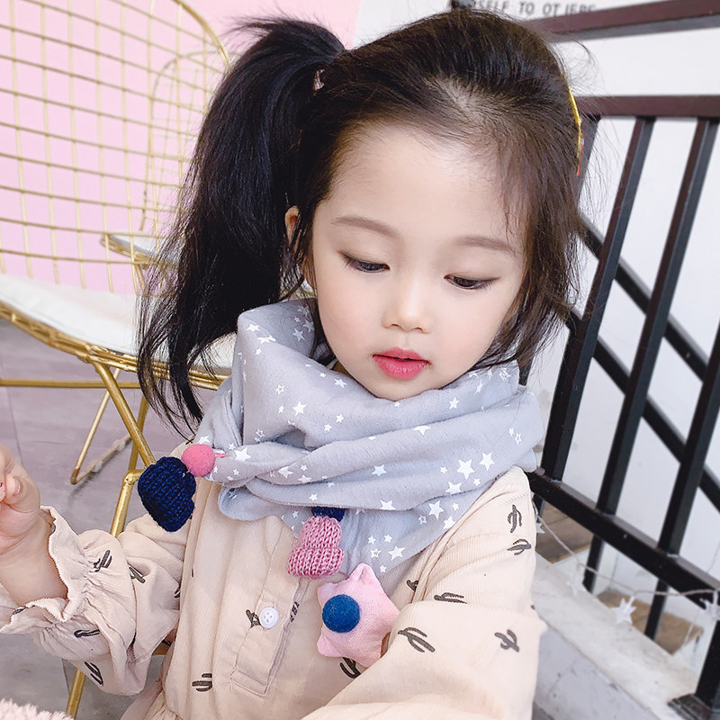 Child Scarves Autumn Winter Baby Baby Warm Triangle Scarves neck Spring and autumn thinner boy girl child neck cover