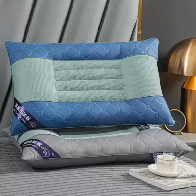 Cotton latex Cassia Pillow Pair of health care cervical single double home dormitory pillow core
