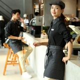 Западная еда на стойке регистрации западных блюд кофейня весна и лето, женщина, пьющий молоко, отель Hotpot Hotel Office Работа, Короткие рукава