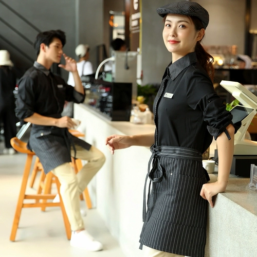 Кофейная летняя летняя одежда, чай с молоком для работы, короткий рукав