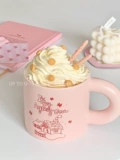 Sh 雪 розовый снежный дом матовая керамическая чашка, корейская девушка сердце завтрак кофе кофейный молоко милый кружка чашка