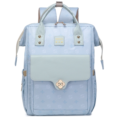 New Fashionable Mommy Bag, Multi-Functional, Large-Capacity, Waterproof Mother-Child Backpack, Lightweight Bag for Moms to Carry When Going Out with Their — 4