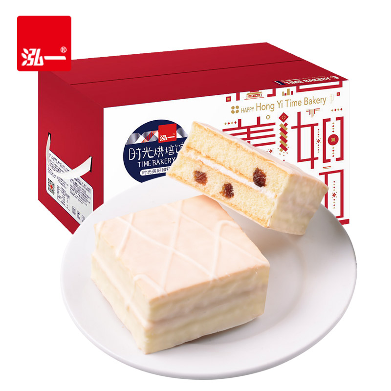 泓一 巧克力涂层夹心蛋糕 1000g 天猫优惠券折后￥28.9包邮（￥38.9-10）2款可选