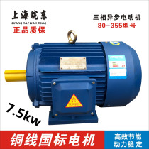 7 5KW kW full copper core YE2-132M-4 national standard copper wire AC three phase asynchronous motor 380V motor