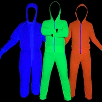  Black light drama performance clothes Hand shadow dance clothes performance clothes Fluorescent color clothes New Year party performance clothing