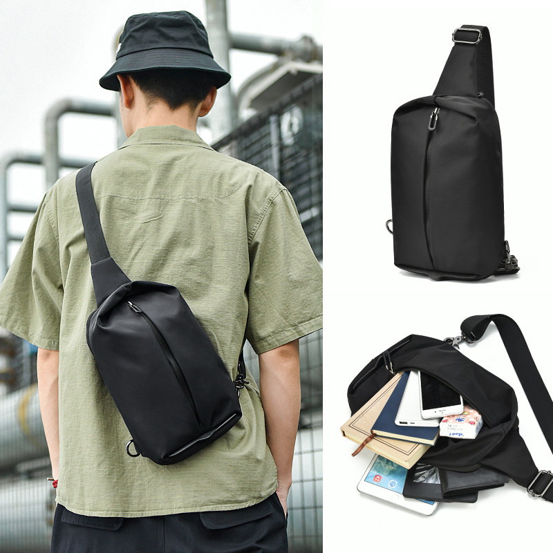 Skew Satchel Men Casual Chest Bag Single Shoulder 2019 New Fashion Package Pins Tide Cards TRENDY SCAPEGOTS