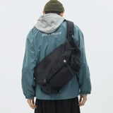 Мужской демисезонный рюкзак, черная сумка через плечо, сумка на одно плечо