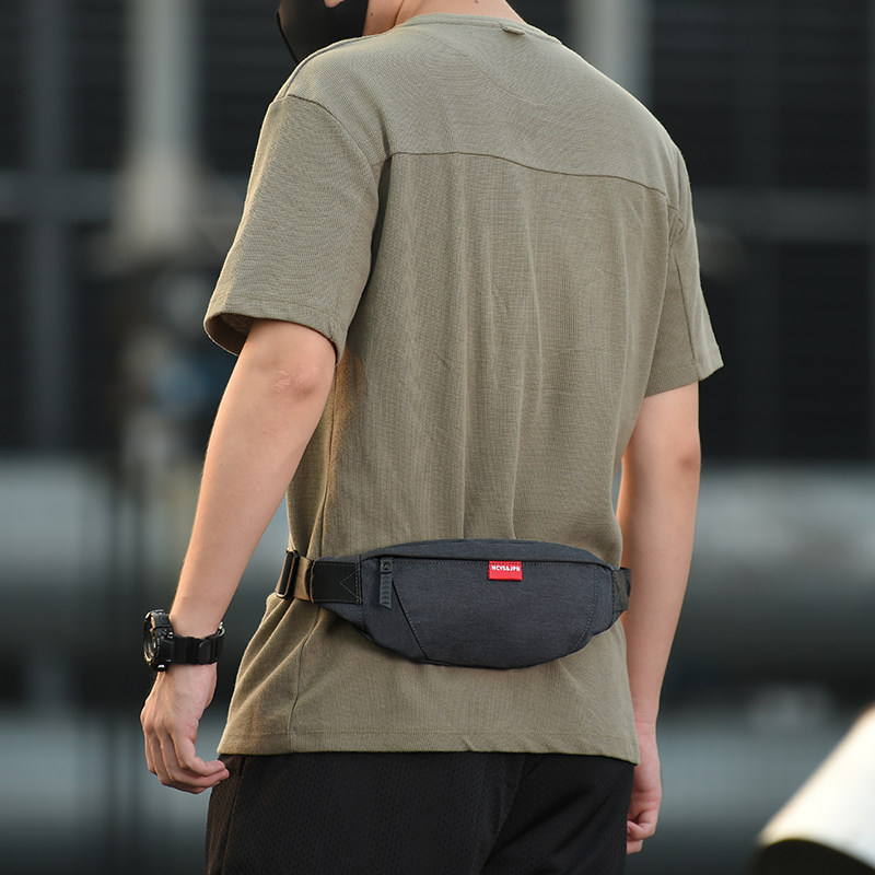 Wood Village Sizzle Men's Slanted Satchel satchel casual sports Shoulder Bag Mobile Phone Zero Purse pocket Chest Bag Single Shoulder Bag