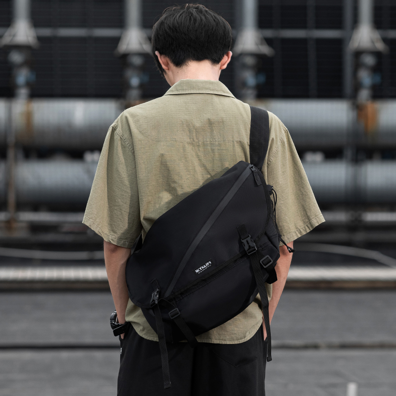 Yohji Kimura Men's Workwear Women's Messenger Bag Summer Tide Brand Harajuku Functional College Students Casual Shoulder Backpack Trend