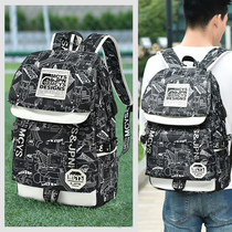 Bag of male high-school students of junior high school students school boys backpack campus backpack fashion si wu liu nian level