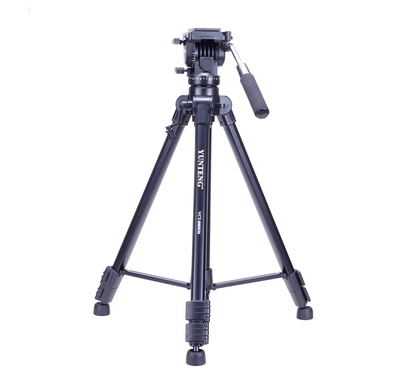 Yunteng 880 máy ảnh chuyên nghiệp chân máy slr thủy lực máy ảnh canon sony máy ảnh khung hình tam giác phụ kiện