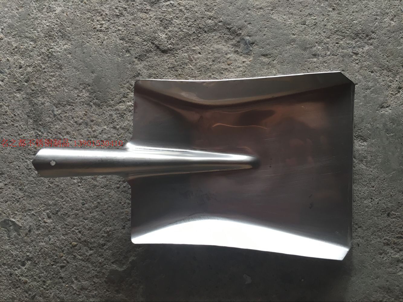 304 stainless steel square head shovel large coal pointed shovel chemical corrosion resistant food shovel 230270300330