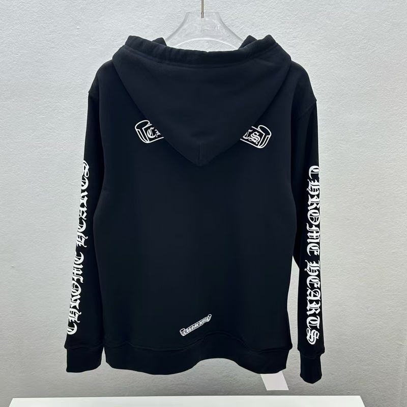 Trendy Brand 2026 New Letter Cross Scroll Simple Print Hooded Unisex Zipper Pure Cotton Cardigan Jacket Trendy Brand 2026 New Letter Cross Scroll Simple Print Hooded Unisex Zipper Pure Cotton Cardigan Jacket