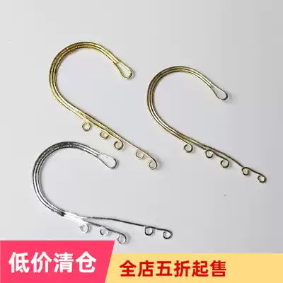 diy handmade material Hanfu ancient style step shake hairpin jewelry accessories earrings ear hook earrings brass ear hanging HL146