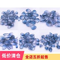  10 price DIY handmade materials Step hairpin jewelry accessories Czech glass ink orchid petals 205