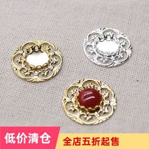 diy handmade material wind step shake hair hairpin jewelry accessories gems inlaid support ring face tray CT93