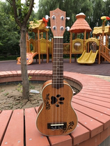 Special offer export 21 inch 23 inch 26 single board full single ukulele carved board side hole with monitor